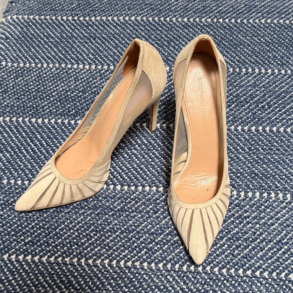 Sigerson Morrison Suede Heels